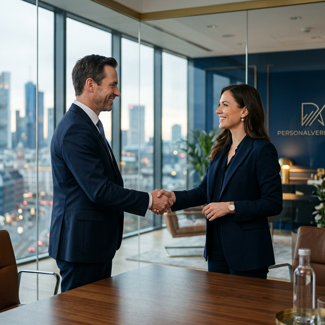 Professionals in modern recruitment office
